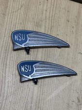 NSU-Quickly/Fahrrad Oldtimer Moped Schutzblechreiter Emblem Logo
