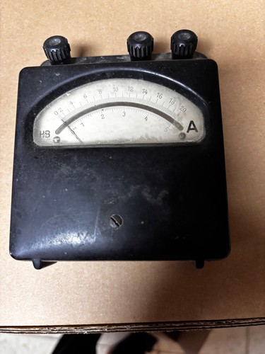 Antikes amperemeter analog - amperemeter,