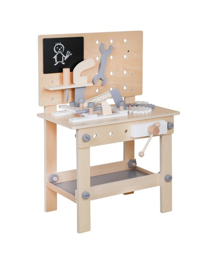Werkbank mit werkzeug holz - mit,
