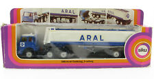 SIKU V 288 Henschel Sattelzug ARAL-Tankzug Schwelm Tankauflieger 1:55 in OVP LKW