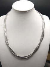 Halskette Länge ca. 45 cm 925 Sterling Silber stylisch zeitlos