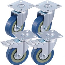 4er Set Schwerlastrollen mit