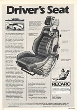 1979 Recaro Seats - Driver -