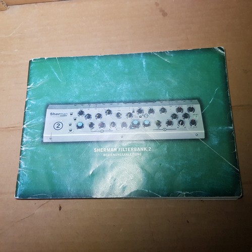 Sherman filterbank manual - sherman,