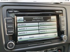 VW RCD 510 Autoradio 6 Fach CD Wechsler Integ,SD,Caddy,T5,T6,Tiguan,Golf 6, TDi