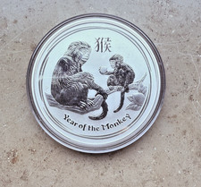 Lunar affe 2016 2oz silber - lunar, ii