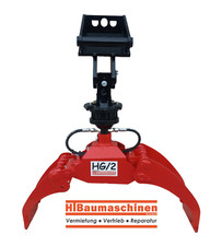Mini holzgreifer hg2 incl - mini, 1t