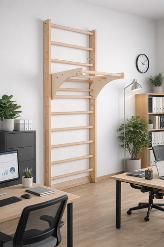 Sprossenwand holz 220 - sprossenwand,