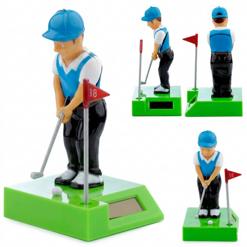 Solar golfer wackelfigur - solar,