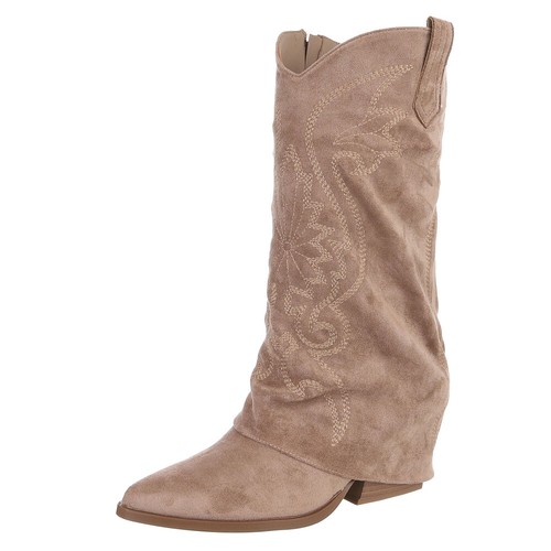 Damen cowboyboots mit - cowboyboots,