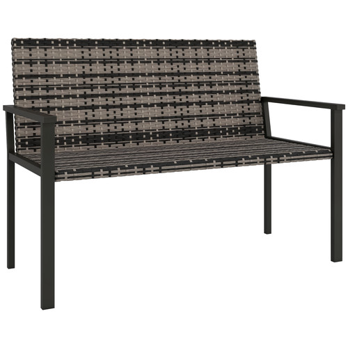 Outsunny rattan gartenbank - outsunny,