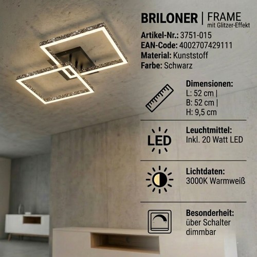 Deckenleuchte briloner frame - briloner,