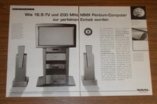 Seltene Werbung DUAL Multimedia-Center HMC 32100 TV Pentium PC Einheit 1997