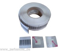 RF Klebeetiketten 8.2MHz barcode 5x5cm Sicherungsetiketten Warensicherung Label