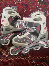 Bladerunner Phaser G Rollerblade Inline Skates für Kinder UK Größe 3-6, grau pink