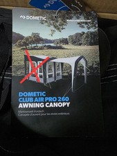 Kampa Dometic Club Air Pro 260 Canopy Sonnenvordach