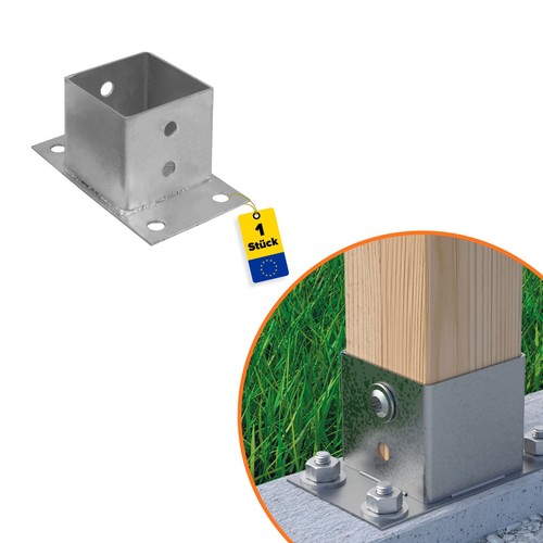 Pfostenträger aufschrauben - ,