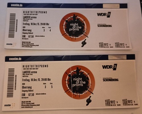Alte konzerttickets - alte,