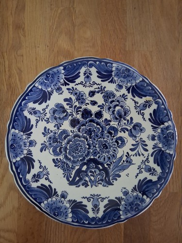 Delft blauw handbemalter - delft,