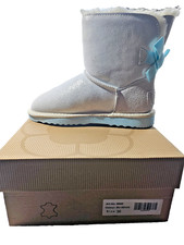 OOG Damen Stiefel Gr. 36 ! Neu ! ungetragen beige mit Glitzer Echt Leder 