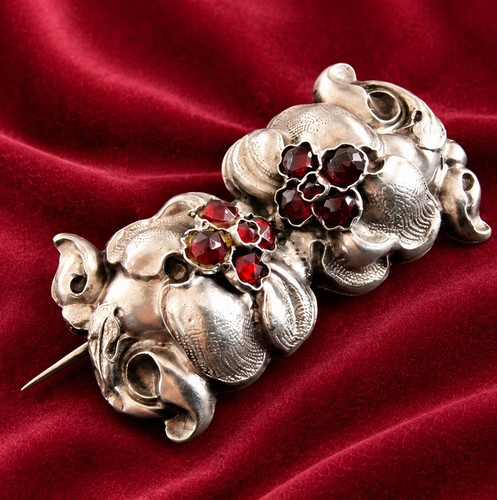 Antike jugendstil brosche - jugendstil,