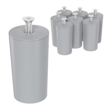 8x Rolladen Anschlag Grau Stopper Rollladen Puffer Endpunkt 40mm