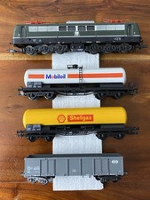 Lima H0 Zug Set Lima E-Lok BR 151 002-3 mit 3 X Güterwagen H0 Lima Güterzug Set 