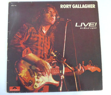 Rory Gallagher: LIVE! in Europe, 12" Vinyl LP
