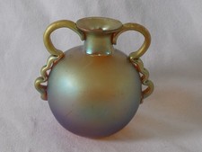 WMF Myra Vase Modell 279 mit angesetzten Henkeln Höhe ca 11,3 cm Unbeschädigt