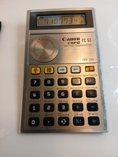 Canon Taschenrechner Karte