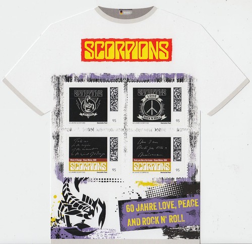 Scorpions briefmarken - -,
