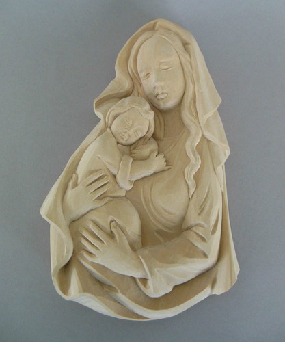 Relief mutter gottes mit kind - relief,