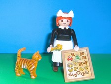Playmobil -  Magd und Tigerkatze zum Puppenhaus Nostalgie Figur Sammlung