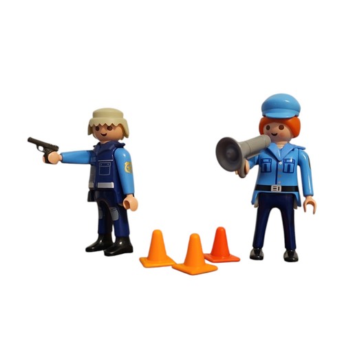 Playmobil polizistin set figur - polizistin,