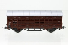 H0 Roco DB Kleinvieh Verschlagwagen Güterwagen braun DC N97