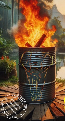 Feuertonne elefant feuerstelle - feuertonne,