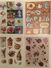 RAR: 4 Hallmark Sticker Bogen