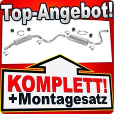 Auspuff für VOLVO 740 940 2.0 2.3 1987-1997 mit E-Prüfzeichen Auspuffanlage