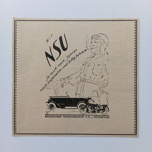 1930 nsu neckarsulmer - 1930,