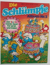 Die Schlümpfe Album Nr. 3 Comic Schlumpfinchen Gevacur 1980 Peyo Kauka Verlag