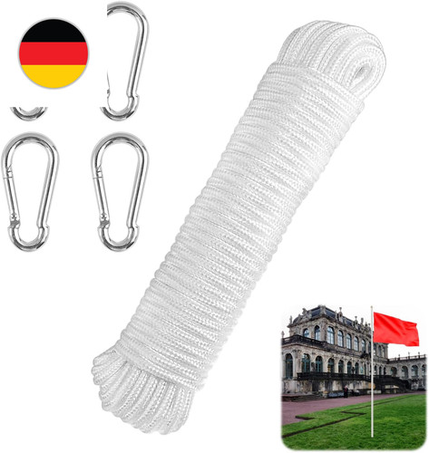 20m fahnenmast seil 6mm - seil,,