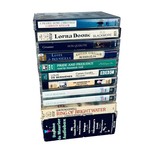 Audio books cassette tapes - audio,