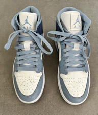Nike Air Jordan 1 Mid Blue in Größe 38 (nur wenige Male getragen)
