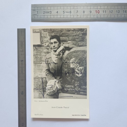 Jean claude pascal autogramm - jean-claude,