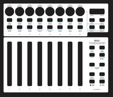 Overlay (weiß) für Behringer