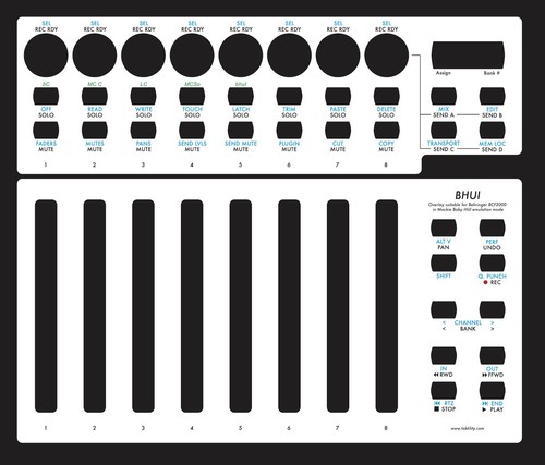Overlay für behringer - (weiß),