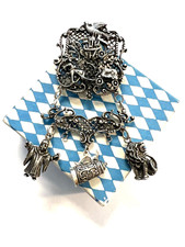 Bayern, Charivari, Rockstecker, München, 800/. Silber, 5 x punziert, Box