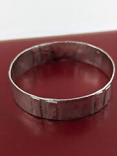 Vintage Armreif 0,835 Silber Handgefertigt gehämmert