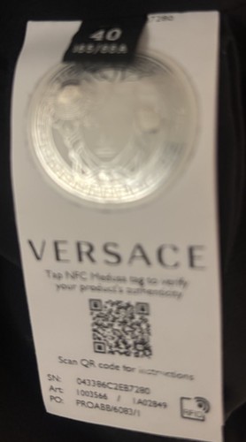 Versace luxus design kleid - kleid, mit