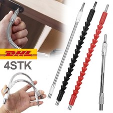 4 Stück Biegsame Welle Bohrfutter Flexible Verlängerung für Bohrmaschine